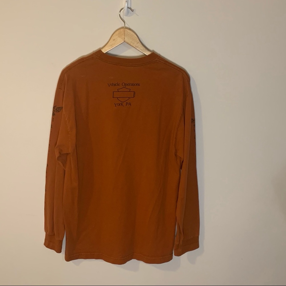 Harley Davidson Freedom to Ride Long Sleeve Shirt Mens Large - Picture 4 of 11
